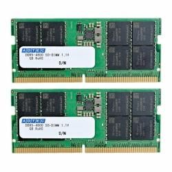 【新品・2営業日で発送】ADTEC アドテック ADS4800N-X8GW DDR5-4800 SODIMM 8GB×2枚(ADS4800N-X8GW)