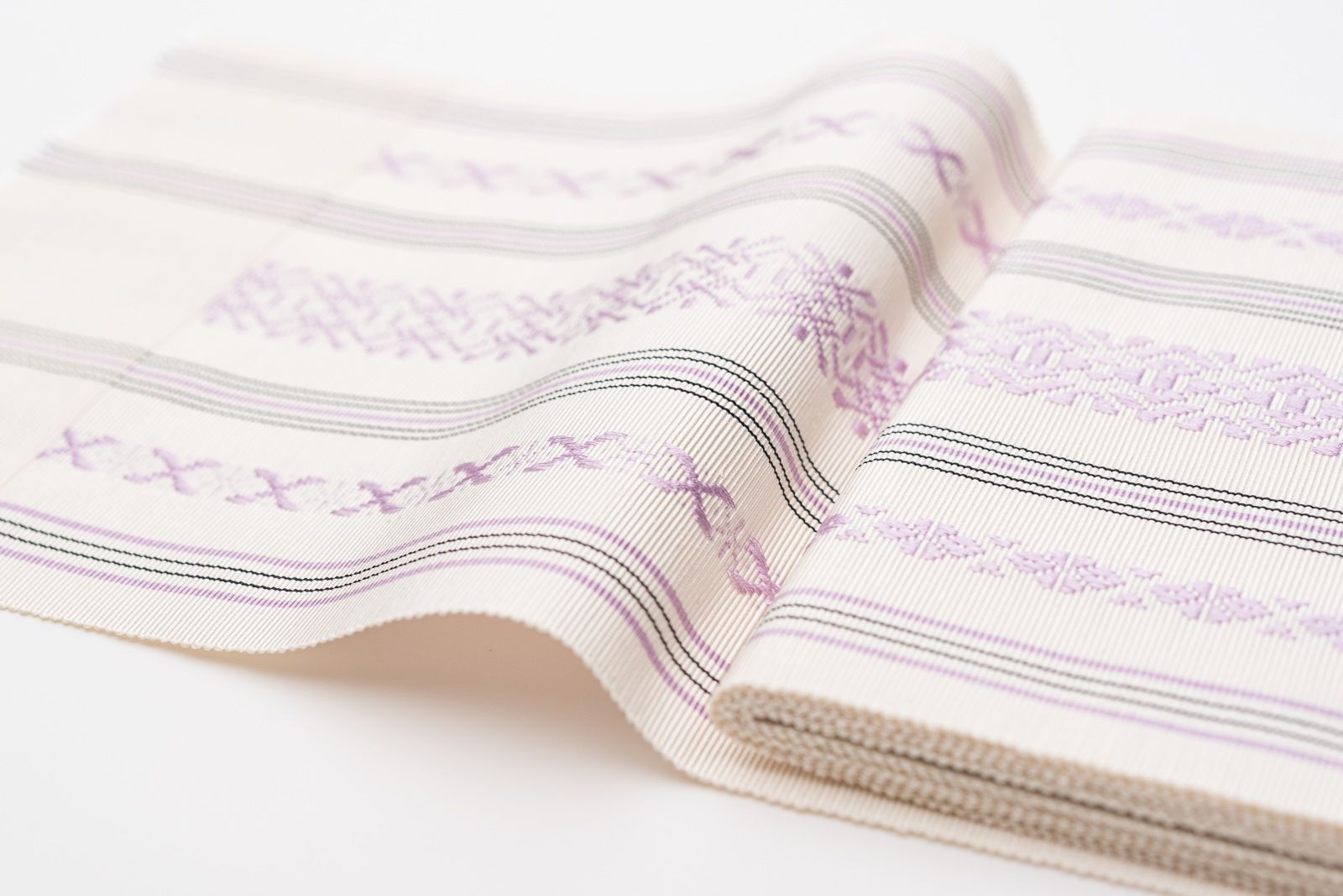 本場筑前博多半幅帯 独孤柄