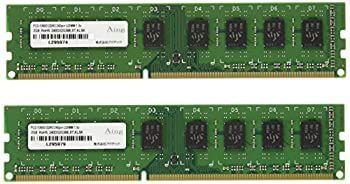 【中古】(非常に良い)アドテック DDR3 1333/PC3-10600 Unbuffered DIMM 2GB×2枚組 ADS10600D-2GW