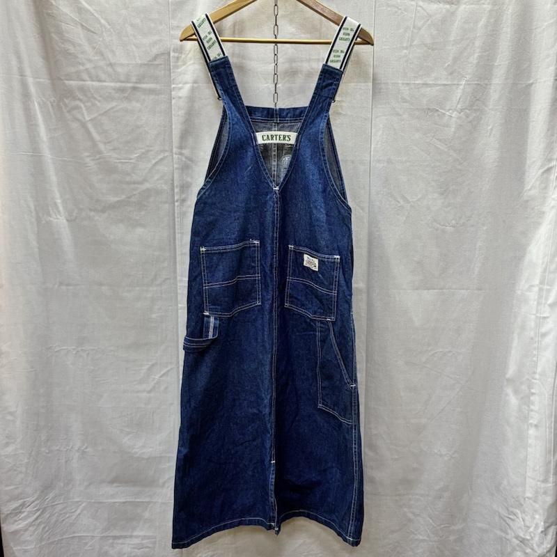 完璧な CARTERS カーターズ サロペット オーバーオール サロペット オーバーオール 70s VINTAGE デニムサロペット 列車タグ ジャンパースカート M 夢を追う
