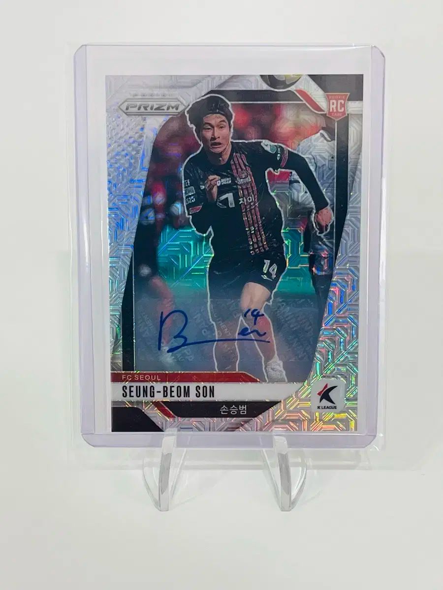 2025 Kリーグ プリズム FCソウルソン スンボム 模造 ルーキー オート 25