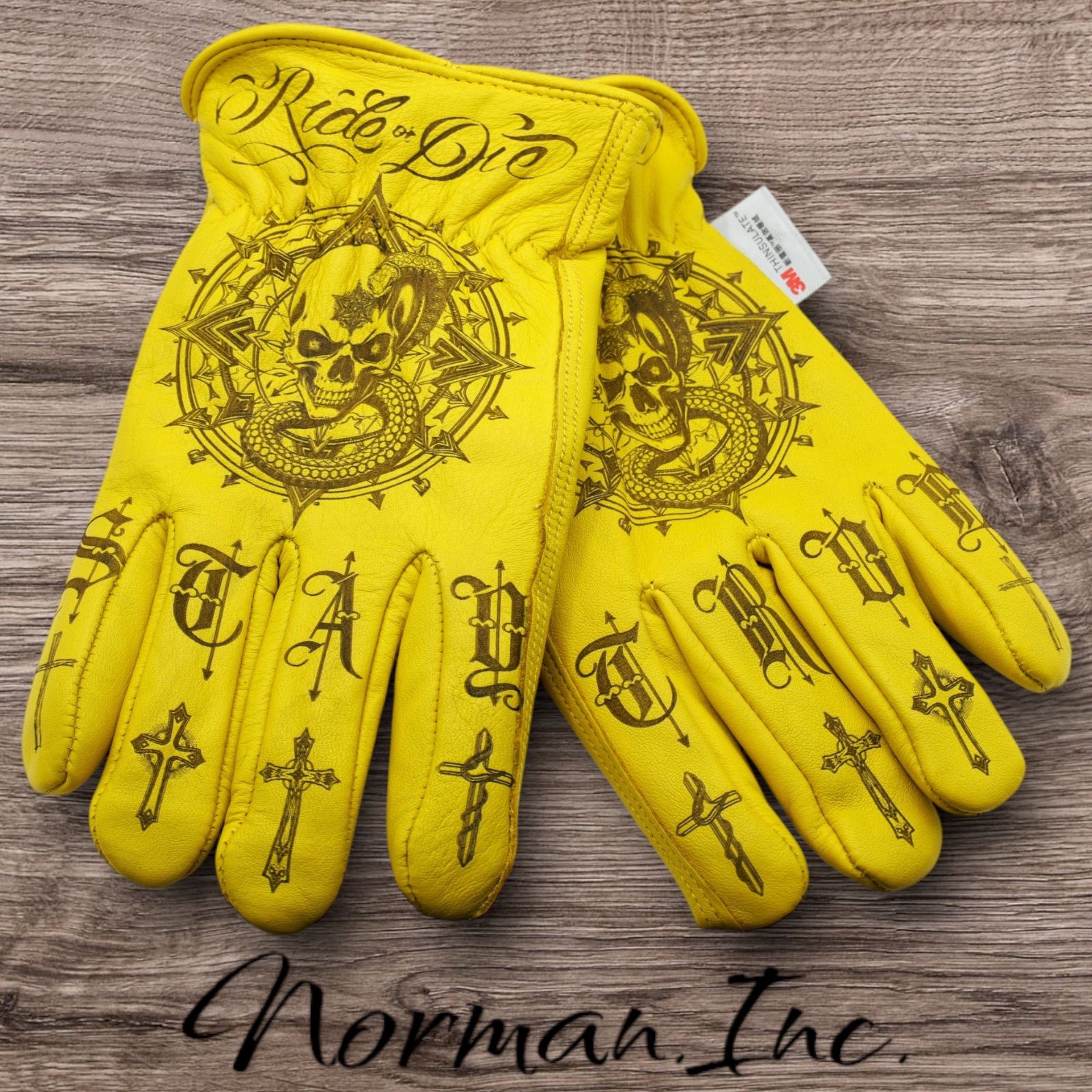 牛革 レザーグローブ アメリカン バイク ハーレー カスタム 手袋