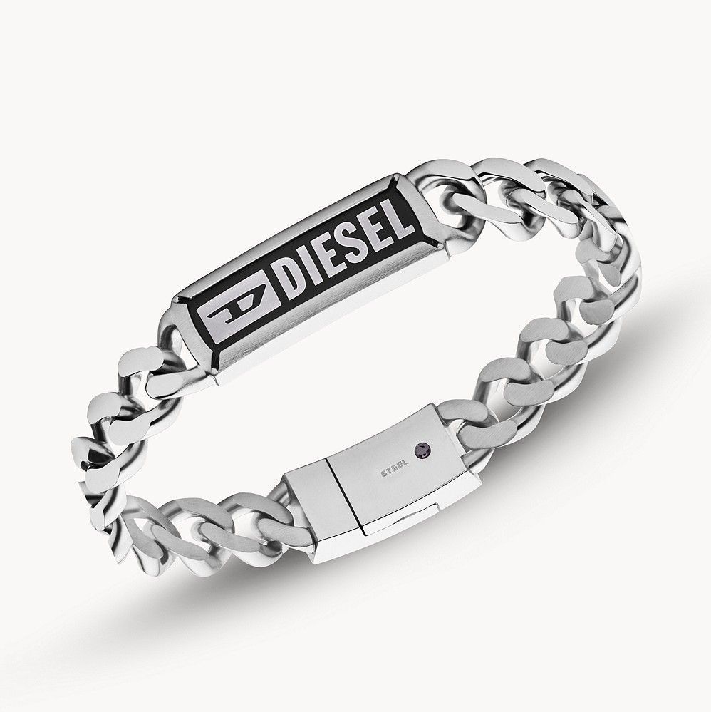 頑固ちゃんです！DIESEL ディーゼル　D ロゴ　ブレスレット　美品 頑固ちゃん様専用です！DIESEL ディーゼル D ロゴ ブレスレット