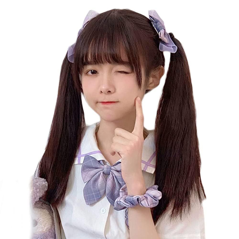 ツインテール エクステ ふわふわ ロリータ 女装 かつら ポイント