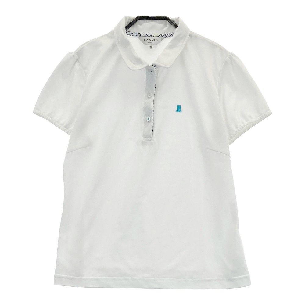 LANVIN SPORT /半袖ポロシャツ /ホワイト/サイズ40/L サイズ：40 LANVIN SPORT ランバン スポール 半袖ポロシャツ