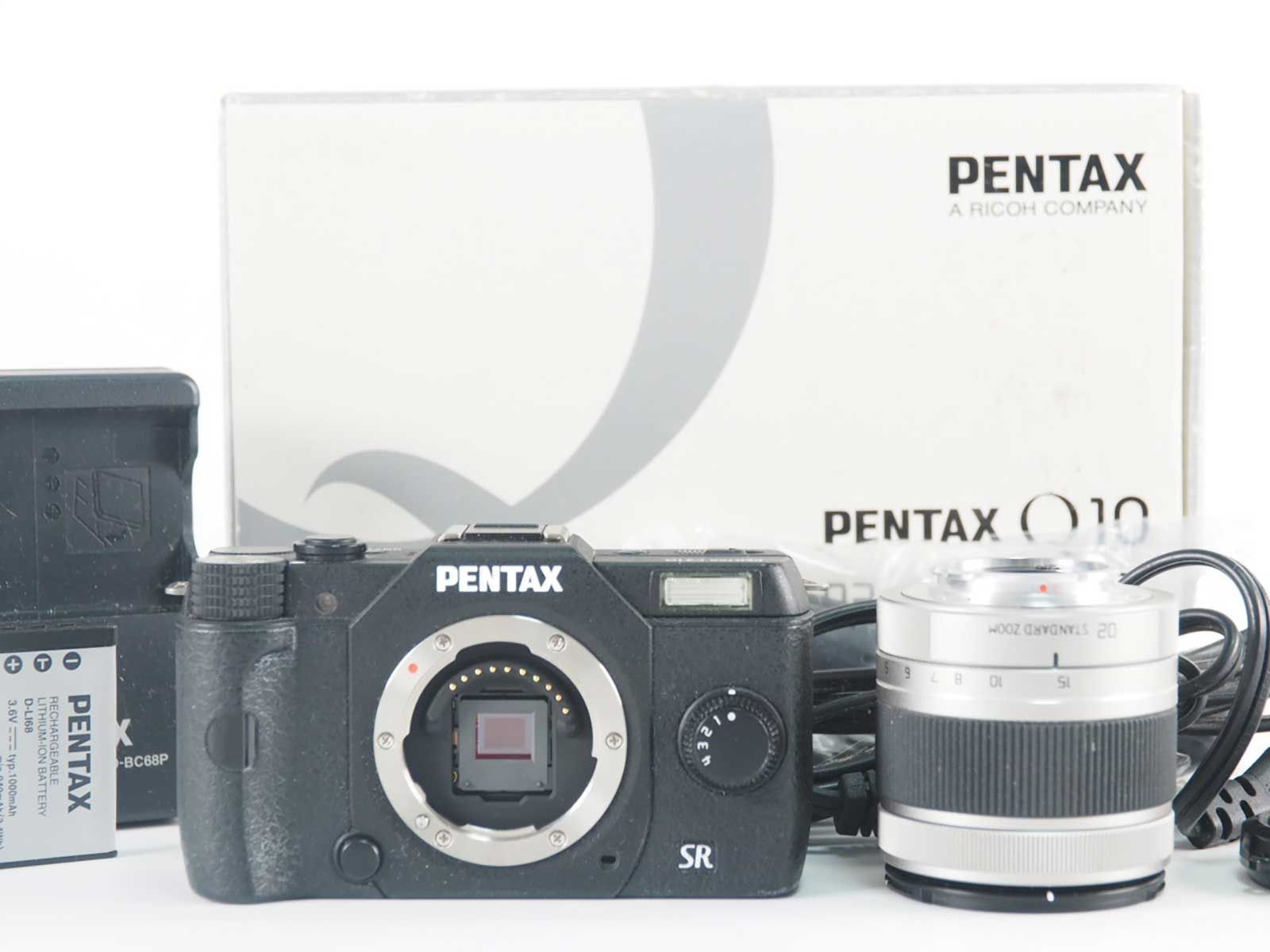 ペンタックス Pentax Q10 Black 12.4MP 02 Standard Lens 元箱