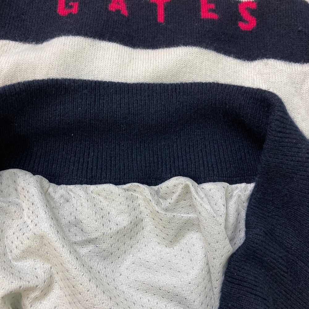 サイズ：0 PEARLY GATES パーリーゲイツ 2024年 ニット セーター ボーダー ネイビー系 [240101433525] ゴルフウェア レディース ストスト サイズ：0 PEARLY GATES パーリーゲイツ 2024年 ニット セーター