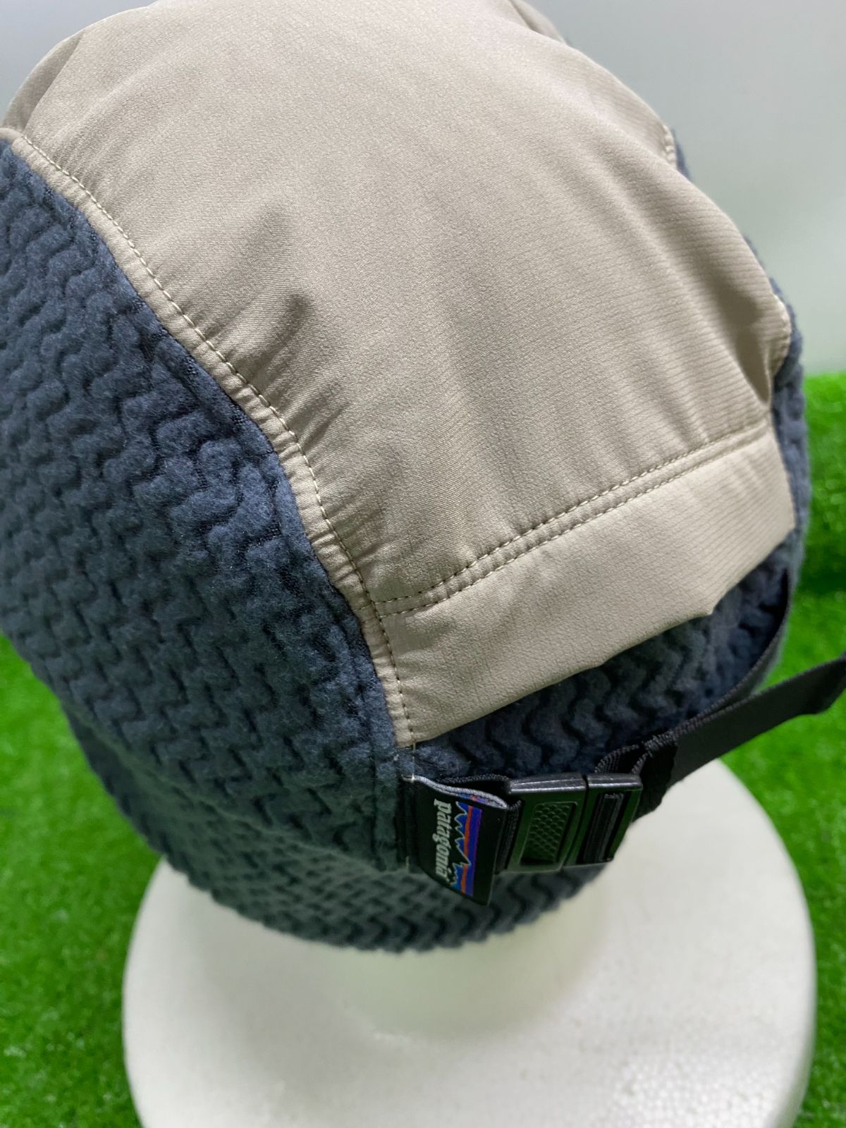 patagonia フリースキャップ　L patagonia - マニア向け 90s パタゴニア ダックビル フリースキャップ