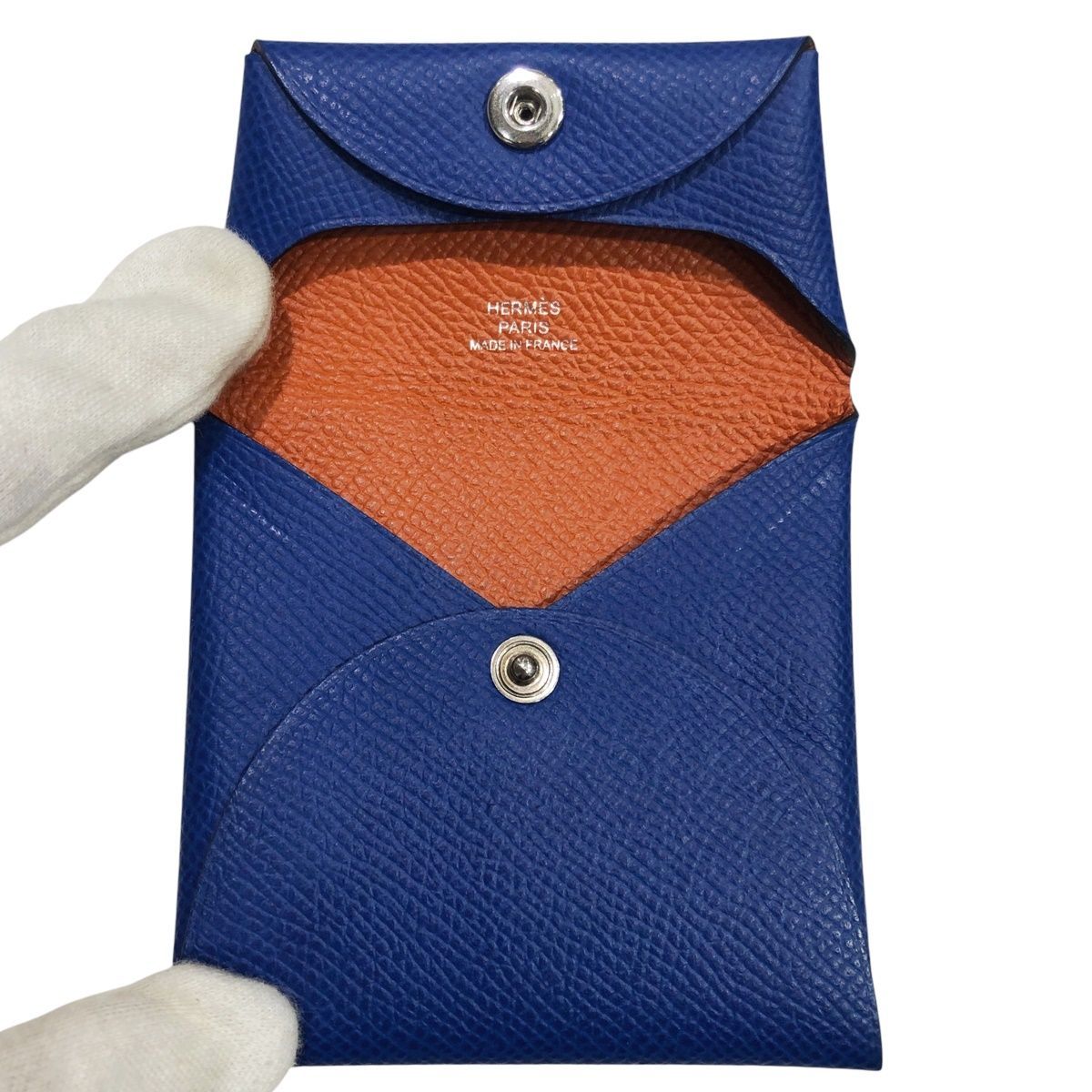 中古】 HERMES エルメスU刻印 バスティア ユニセックス コインケース 