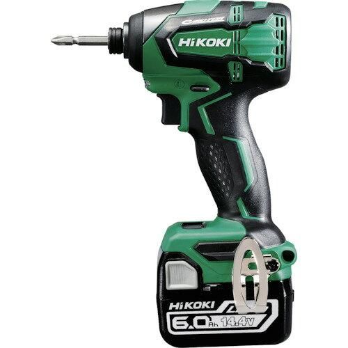 2営業日で発送 HiKOKI ハイコーキ HiKOKI ハイコーキ 14.4Vインパクトドライバ 6.0Ah蓄電池2個 急速充電器 ケース付き WH14DB 2YC