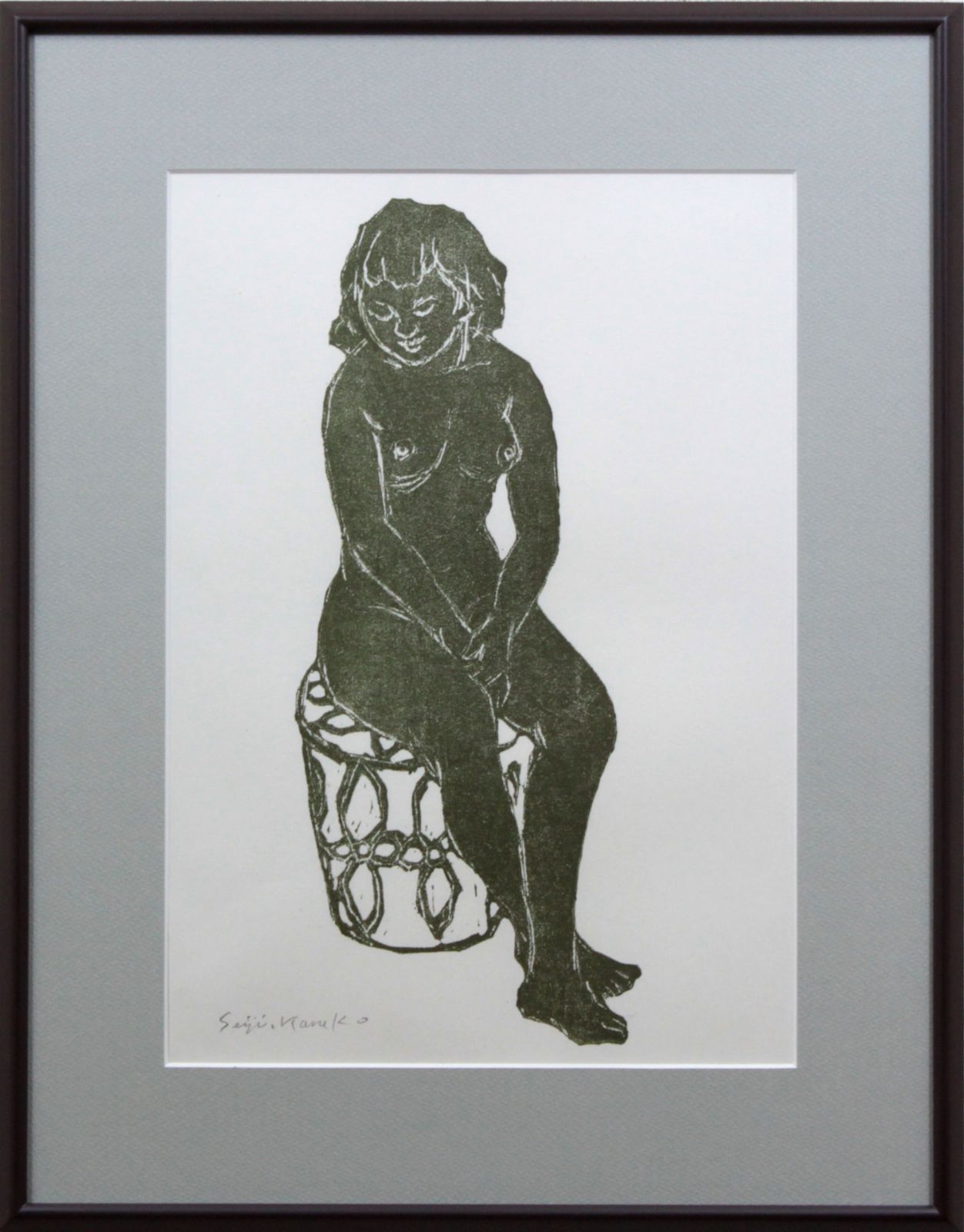 金子誠治 木版画『裸婦』 絵画 金子誠治 木版画『裸婦』 絵画 - メルカリ