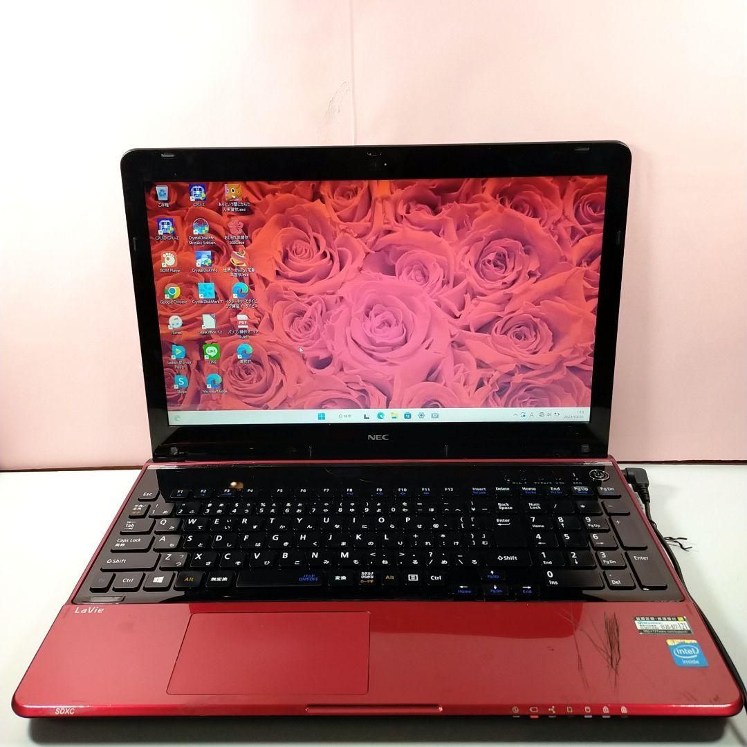 すぐ使える！大人気レッドNECノートパソコン✨オフィス付き✨ すぐ使える！大人気レッドNECノートパソコン✨オフィス付き✨ ノート