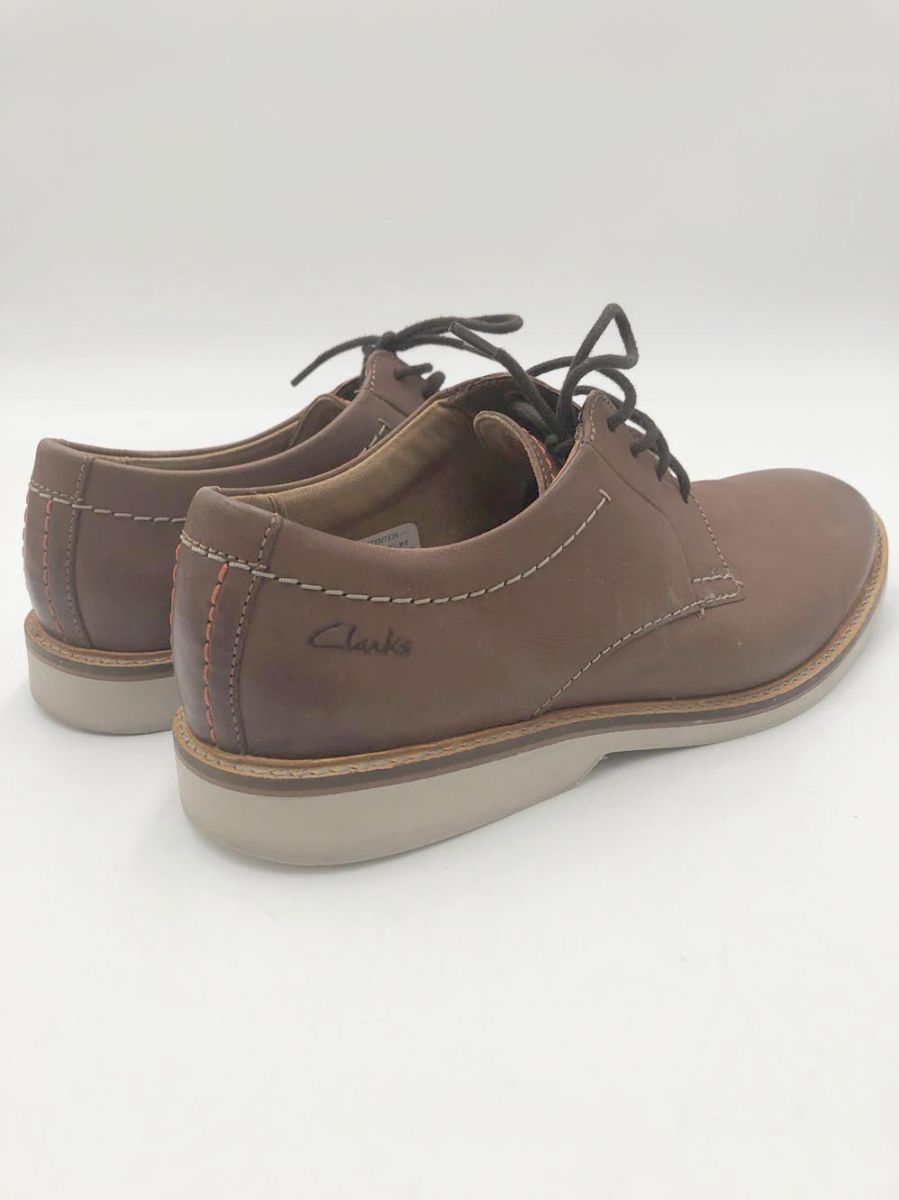 美品 Clarks クラークス アティカスレース ドレス シューズ size26.0/茶 ■■◎メンズ