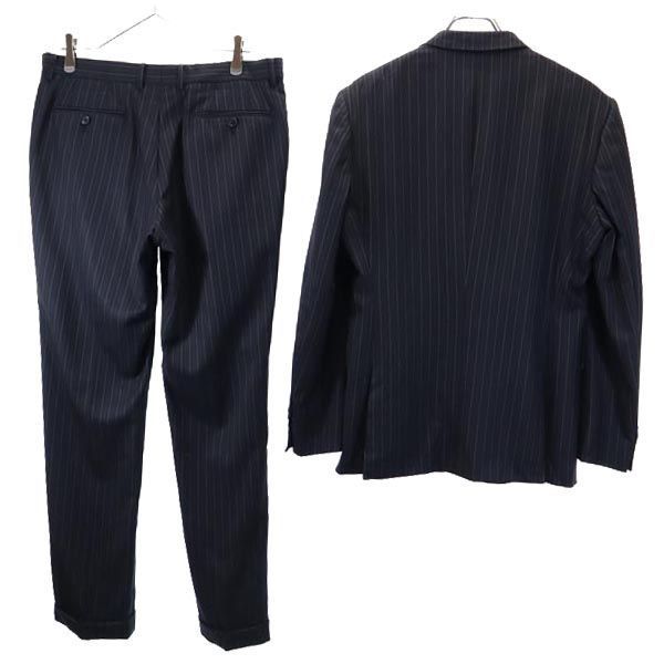 ポールスミス ゼニア ウール100％ ストライプ柄 スーツ 上下  