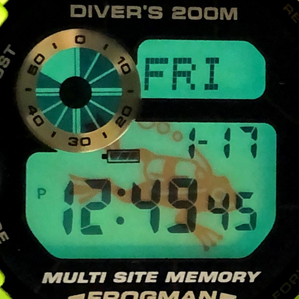 G-SHOCK ジーショック GW-200F-3 フロッグマン 雨蛙 アマガエル タフ  