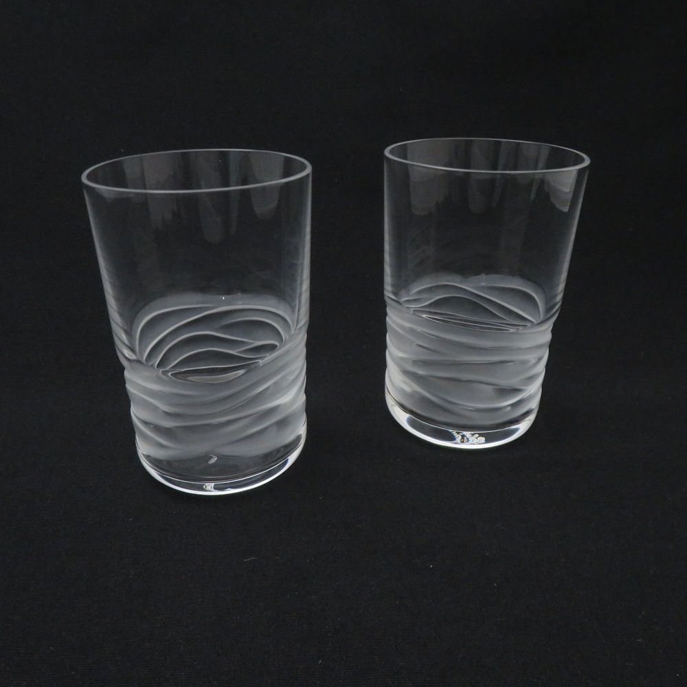 LALIQUE ラリック グラス 2点 ペア ミニグラス