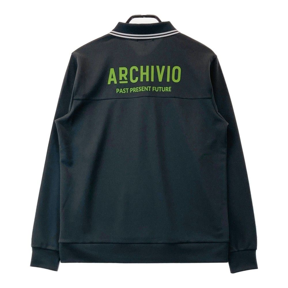 サイズ：46 ARCHIVIO アルチビオ A429914 2024年 長袖ポロシャツ  グレー系 [240101345733] ゴルフウェア メンズ ストスト サイズ：46 ARCHIVIO アルチビオ A429914 2024年 長袖ポロシャツ