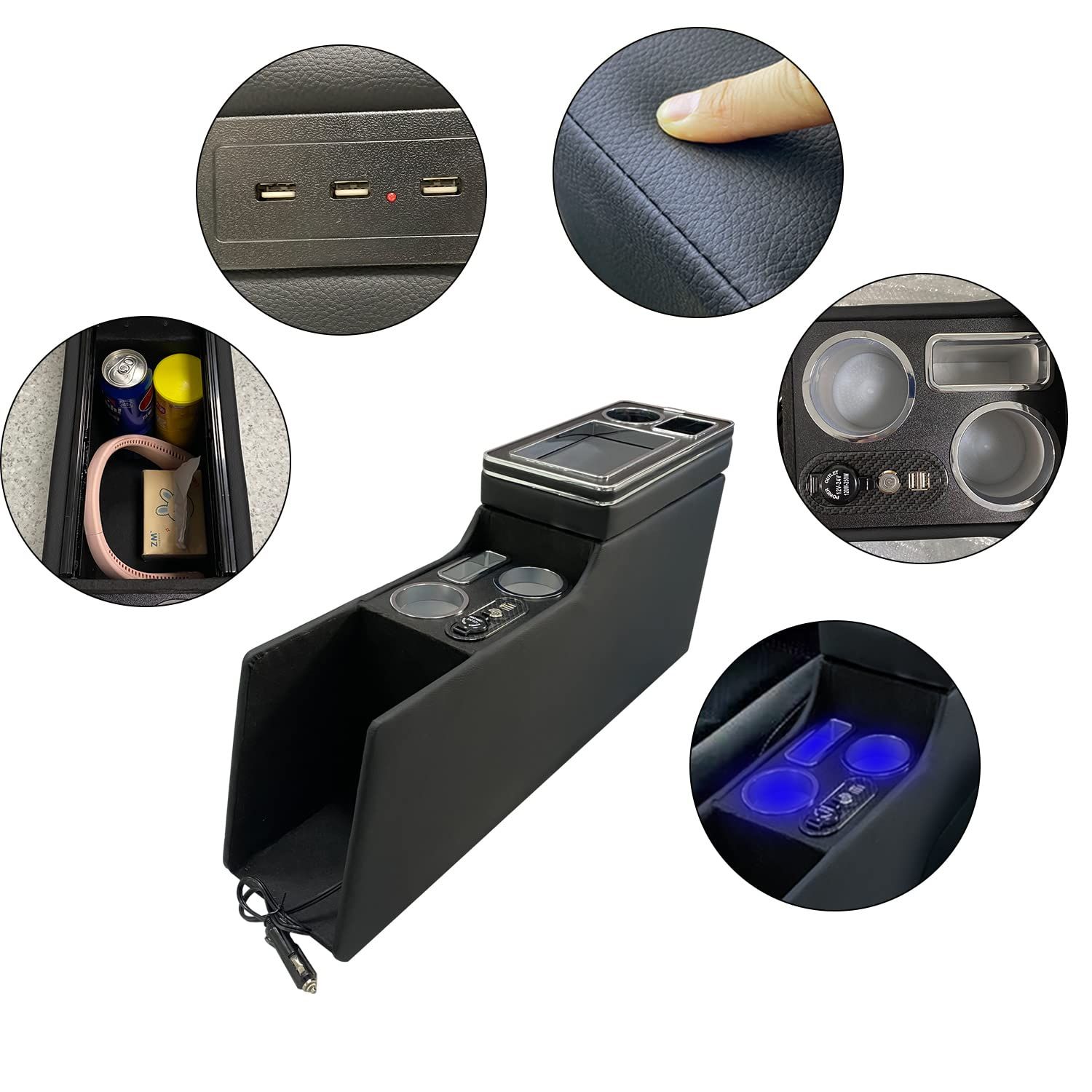 60系 70系 80系 NOAH適用 アームレストコンソール エスクァイア適用 VOXY適用 エスティマ適用 ノア ガソリン車 ヴォクシー適用 コンソールボックス BRIGHTFACE_UK