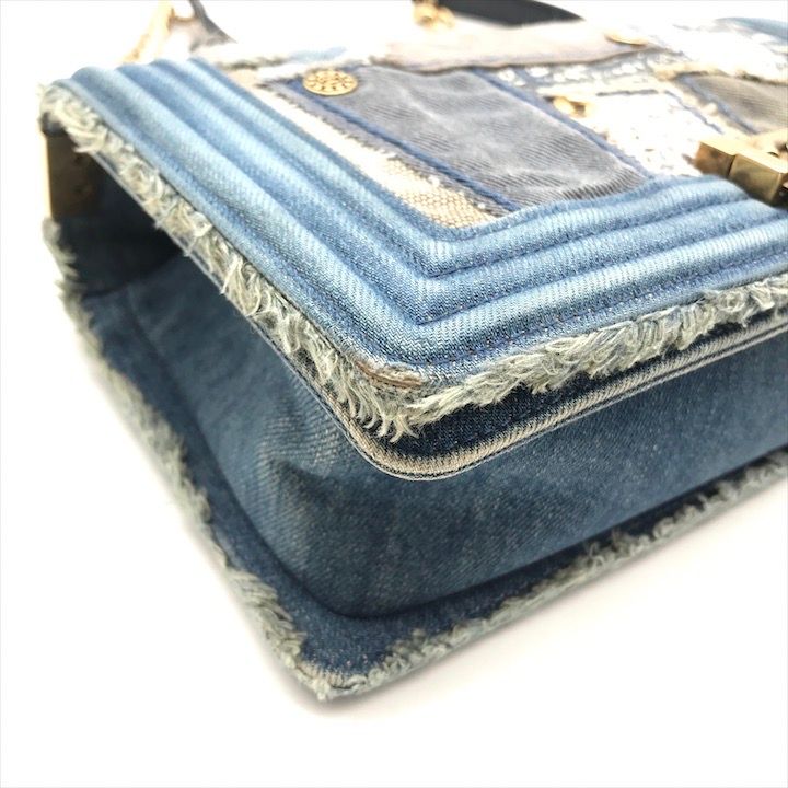 良品 CHANEL シャネル ココマーク ボーイシャネル チェーン ショルダー  