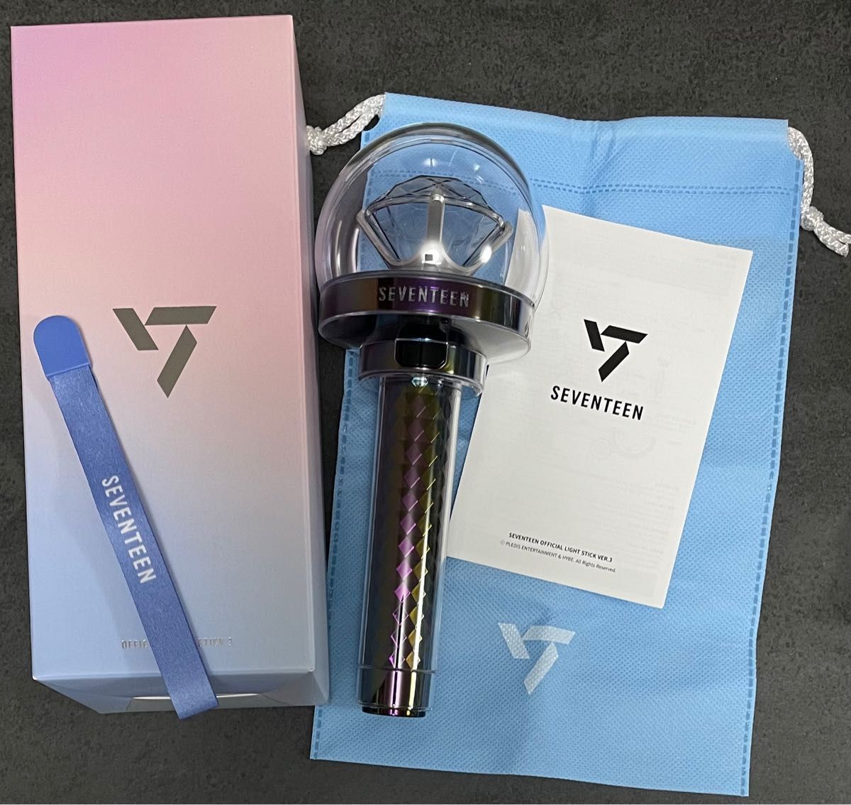 新品未使用】SEVENTEEN CARAT棒 Ver.3 ペンライト Official Lightstick - 公式カスタマイズ商品