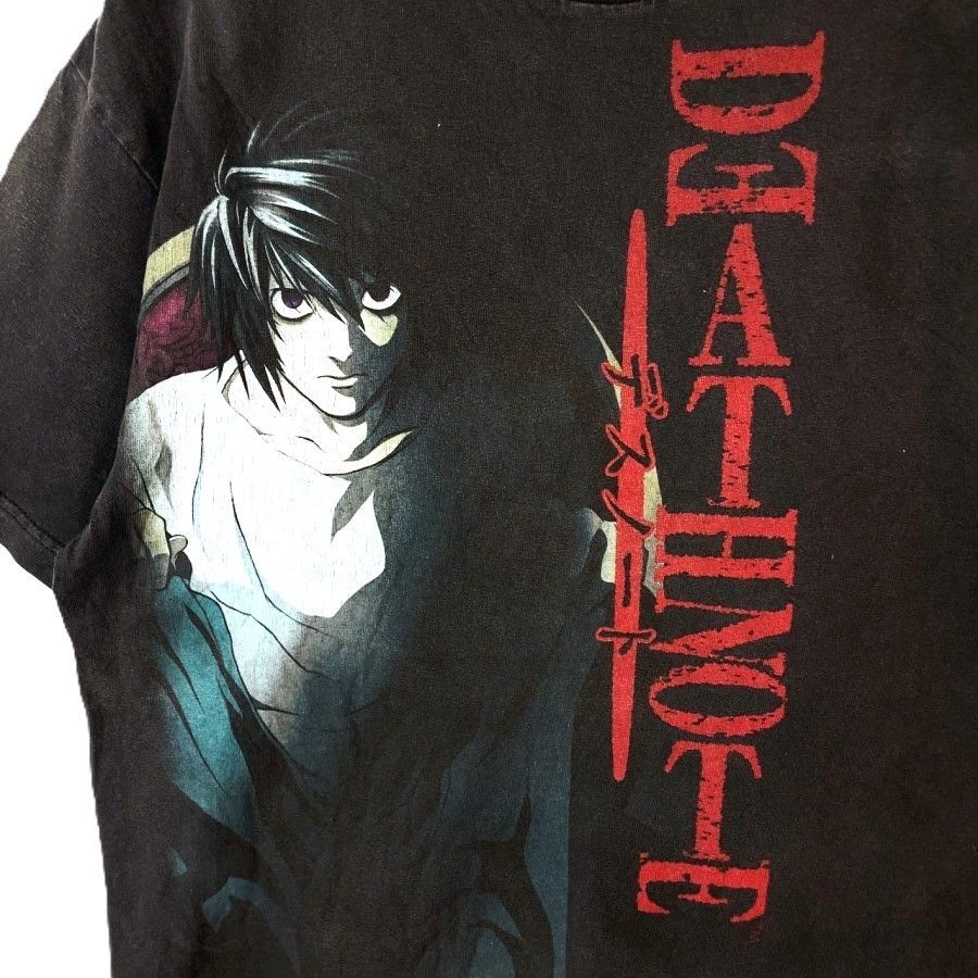 【D78】DEATH NOTEデスノート　Lエル　キャラクタープリントTee D78DEATH NOTEデスノート Lエル キャラクタープリントTee メンズ