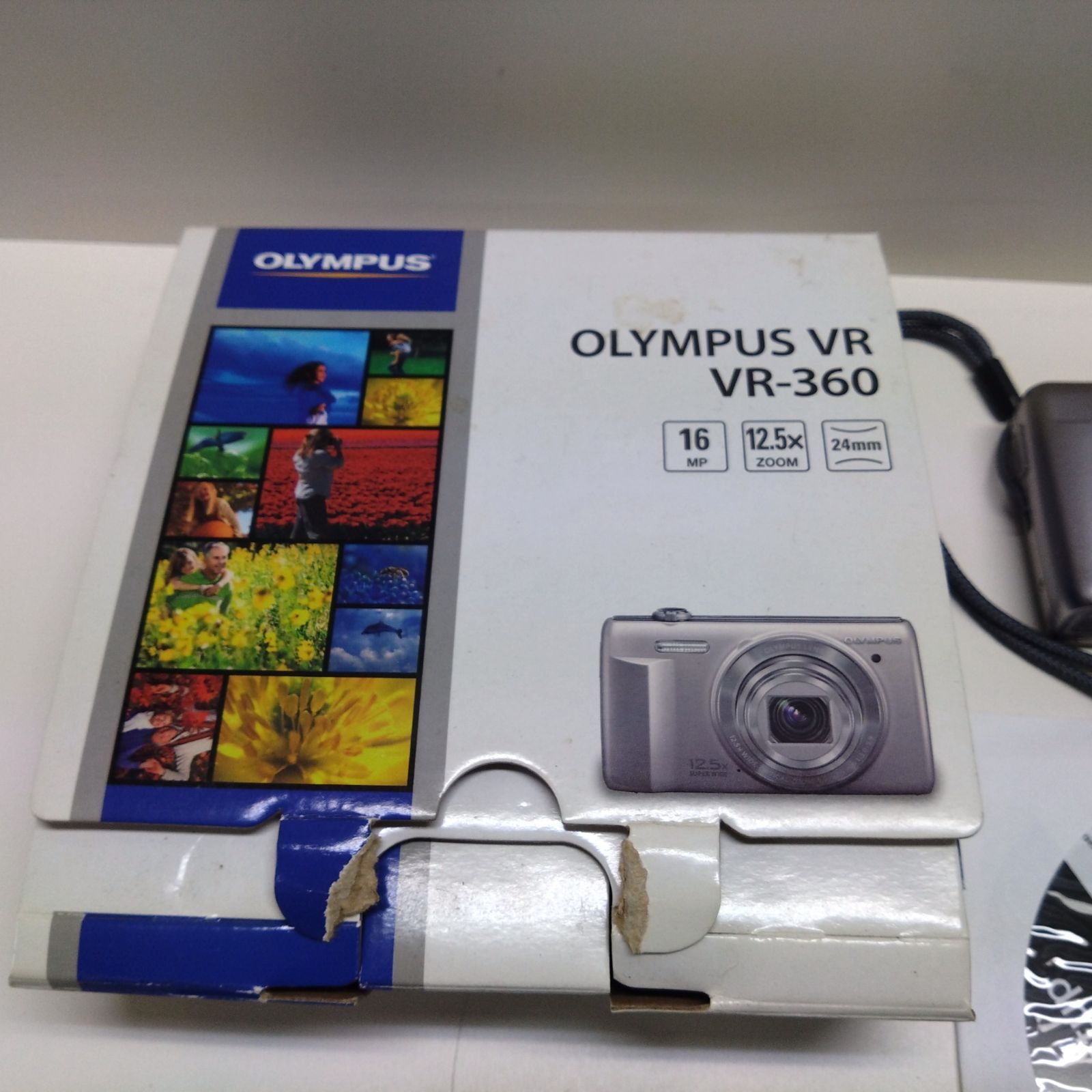 827 【動作確認済み◎】オリンパス OLYMPUS VR-360 デジタルカメラ