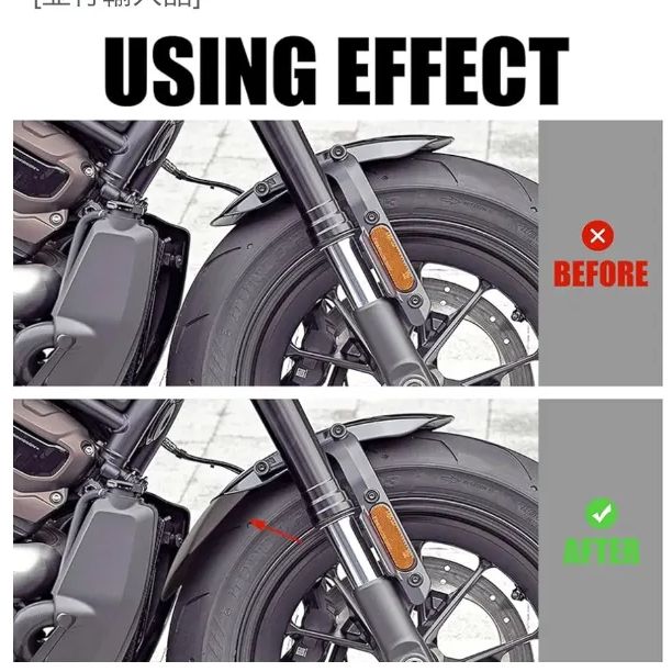 スポーツスター Sportster 1250 S RH1250 RH 1250 2021-2025 用 オートバイ フロントフェンダーエクステンダーエクステンダー 並行輸入品