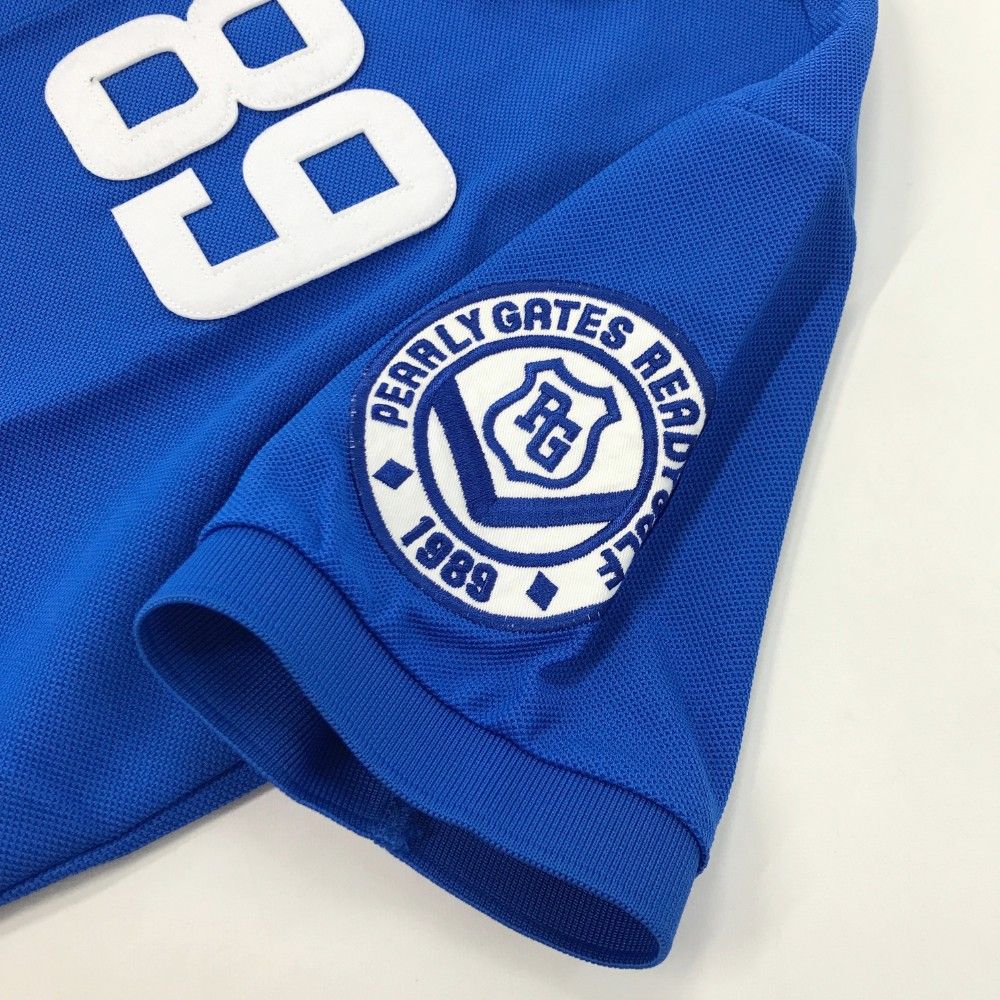 サイズ：5 PEARLY GATES パーリーゲイツ 半袖ポロシャツ ブルー