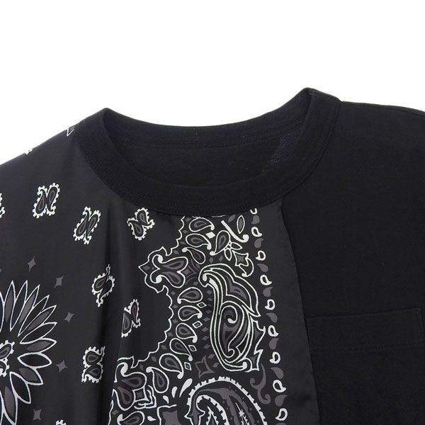 ◇美品◇ サカイ SACAI コットン100% バンダナドッキング T