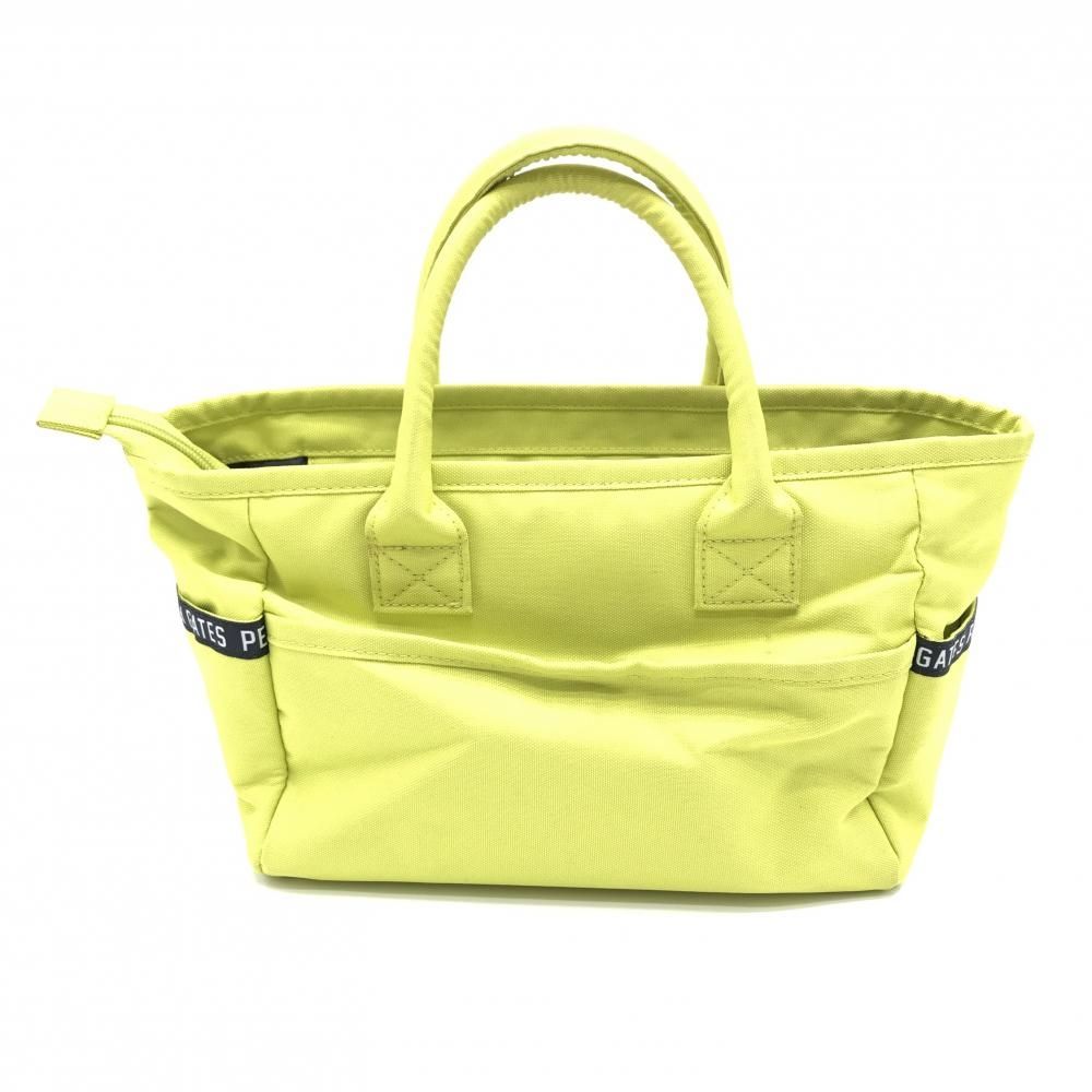 パーリーゲイツ 合皮メッシュカートバッグ (0535181503) ゴルフ ポーチ PEARLY GATES｜Alpen Online  公式オンラインストア ぼぼ未使用　PEARLY GATES トートバッグ　カートバッグ　ゴルフ　黄色