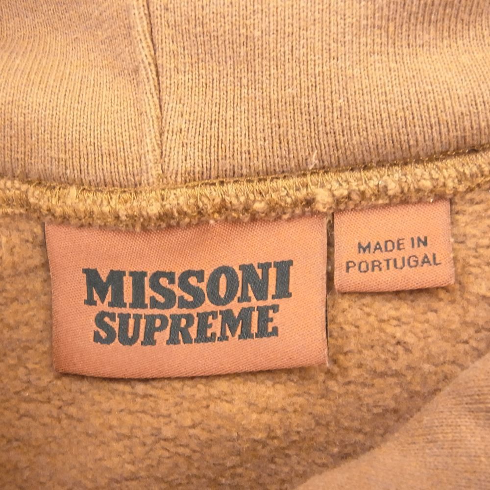 Supreme シュプリーム パーカー 21AW × MISSONI Hooded Sweatshirt