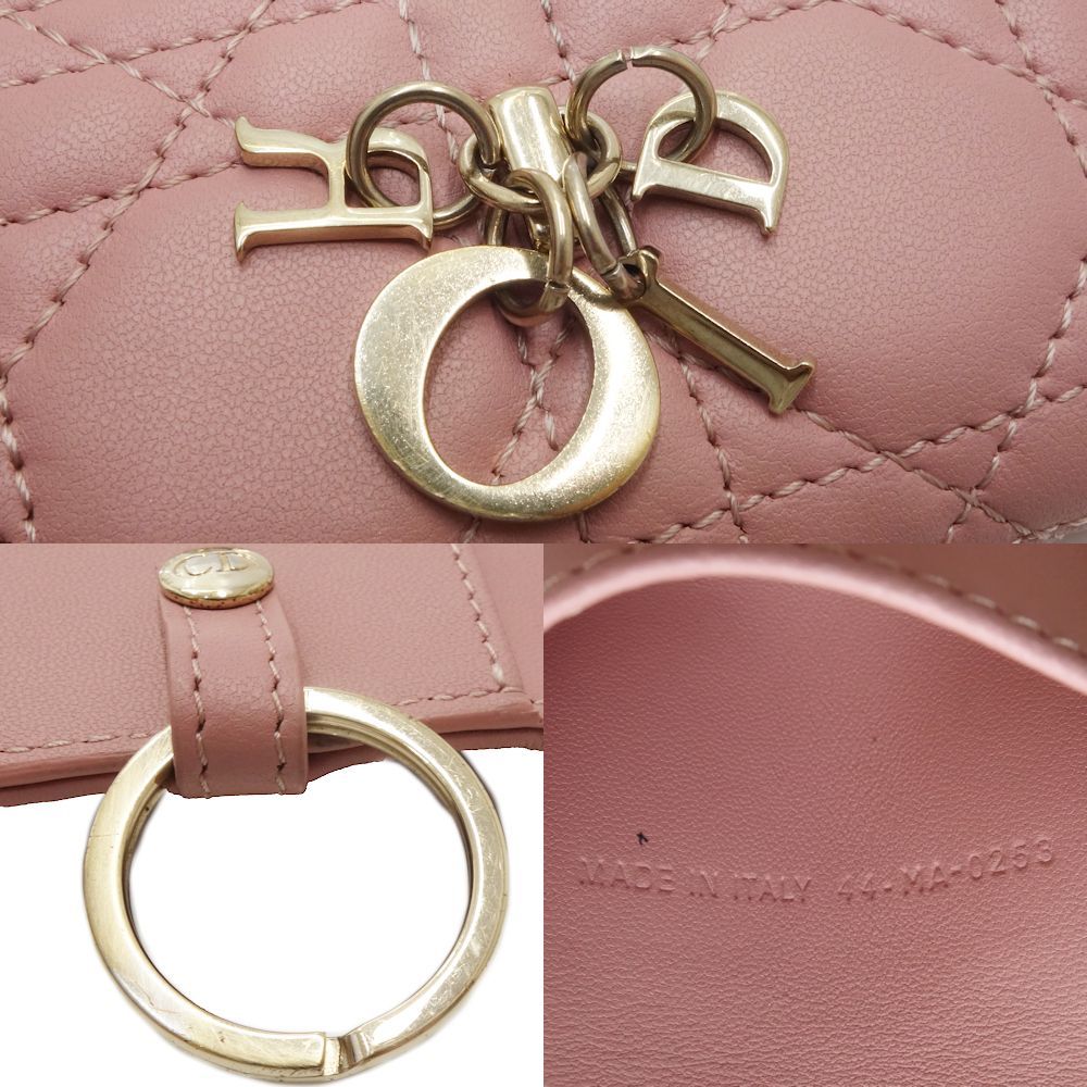 Christian Dior クリスチャンディオール キーケース カナージュ Christian Dior クリスチャンディオール キーケース カナージュ