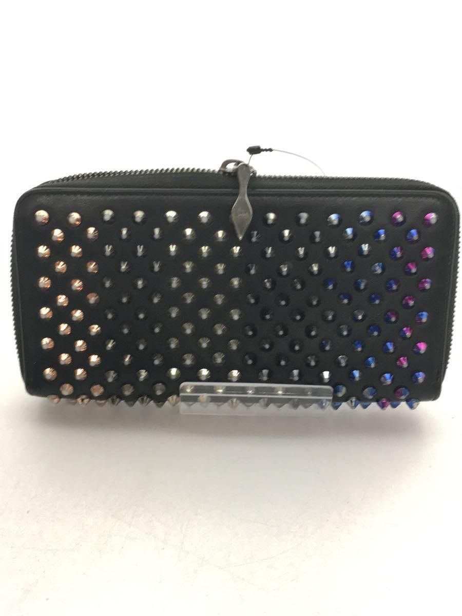 Christian Louboutin PANETTONE WALLET CALF EMPIRE SPIKES MIX スパイクスタッズロングウォレット