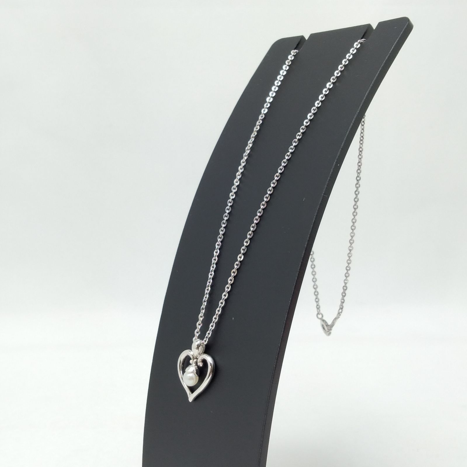 ✨️MIKIMOTO✨️ミキモト ハートネックレス パール シルバー