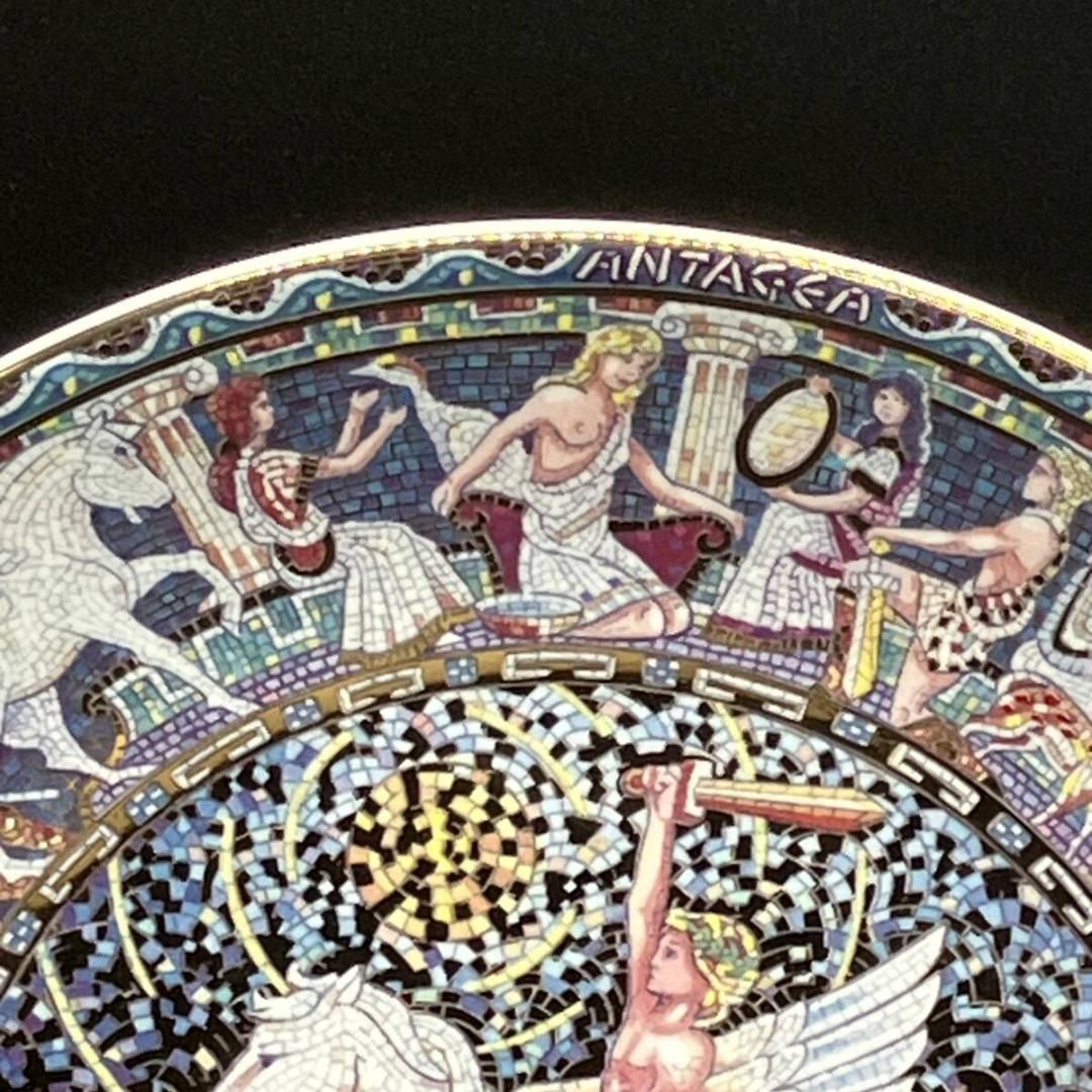 ロイヤルウースター ギリシャ神話 絵皿 ペガサス 英国 金彩 モザイク POP_25A USTAUSTRALIA_COM_AU