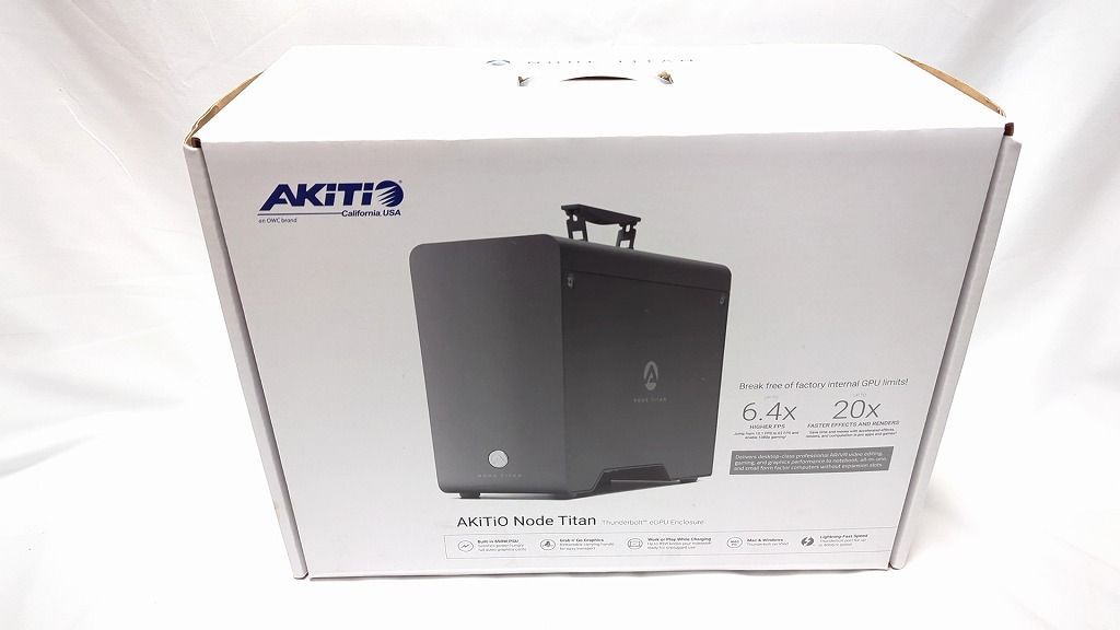 即出荷可 AKiTiO Node Titan 外付けGPUボックス 31862円 PC/タブレット