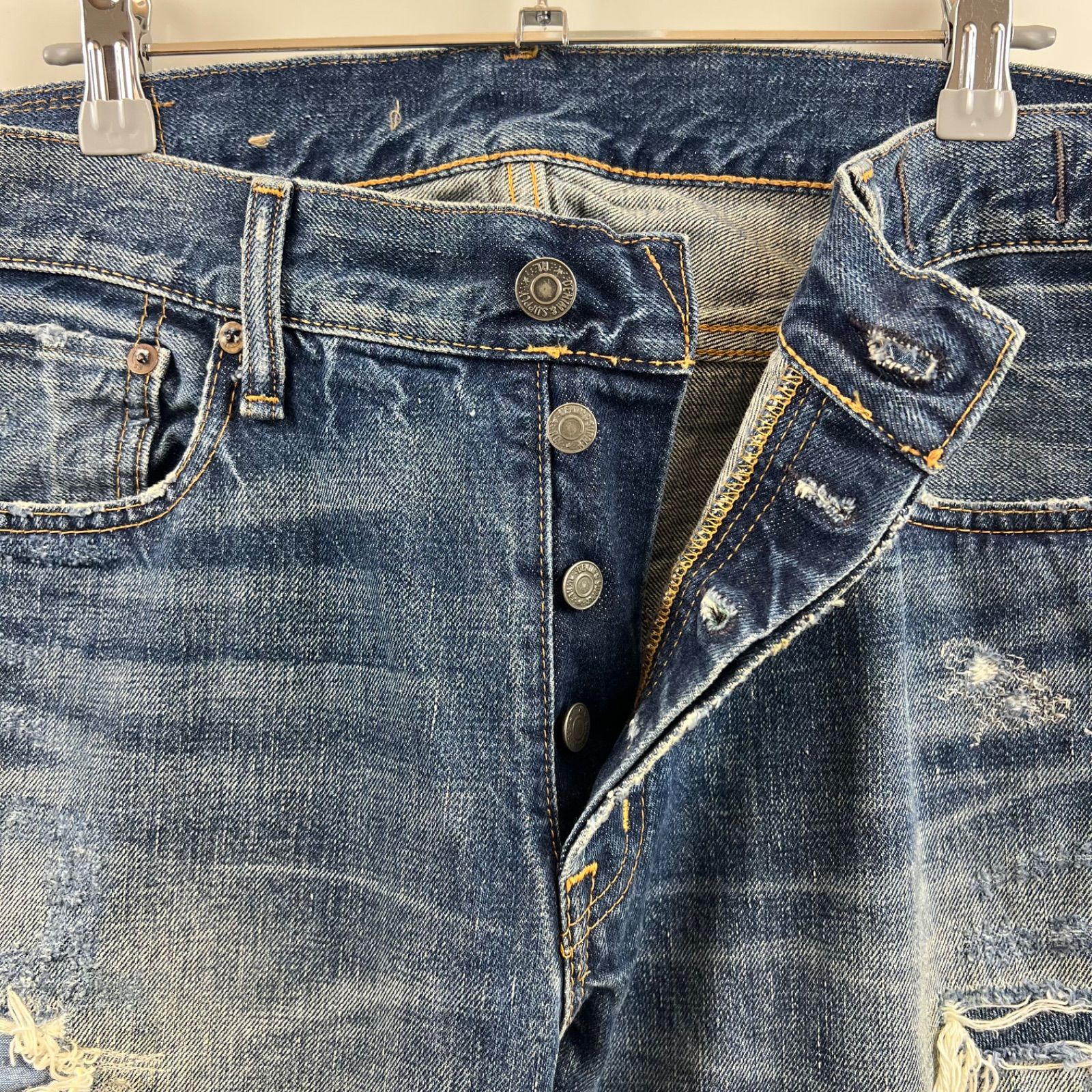 DENIM＆SUPPLY RALPH LAURENダメージ加工デニム！ DENIM & SUPPLY】ダメージ加工デニム/ジーンズ/27インチ ラルフ
