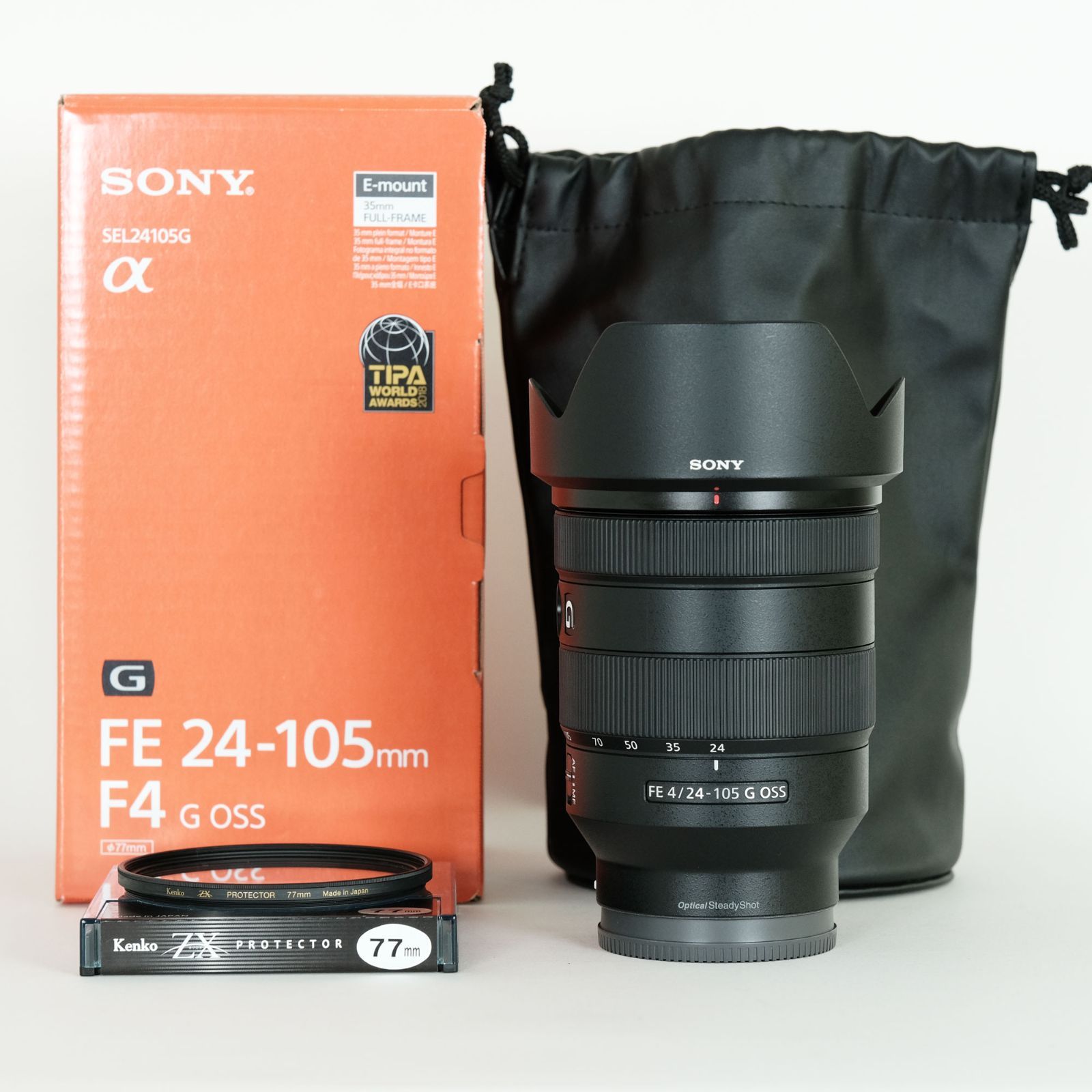 美品｜高級フィルター付] SONY FE 24-105mm F4 G OSS SEL24105G / ソニーEマウント / フルサイズ - メルカリ