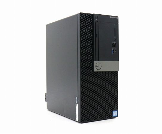 DELL OptiPlex 7070 Tower Core i7-8700 3.2GHz 32GB 256GB+2TB Windows11 Pro 64bit 中古