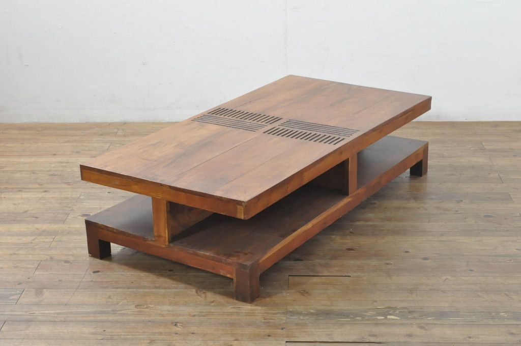 オールドチーク ローテーブル 楽天市場】オールドチーク無垢材