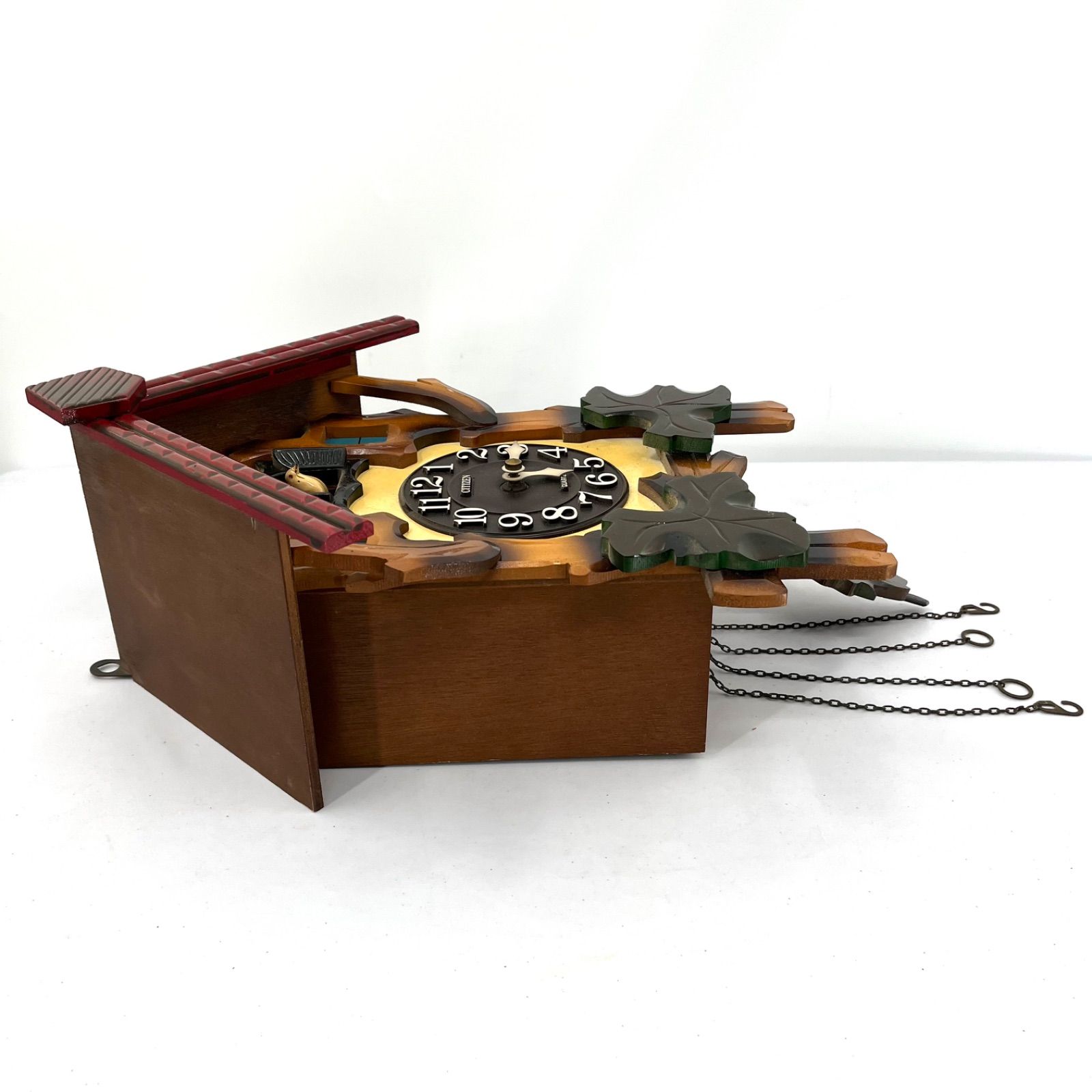 美品 CITIZEN（シチズン）4MJ224-B クォーツ鳩時計 リズム時計