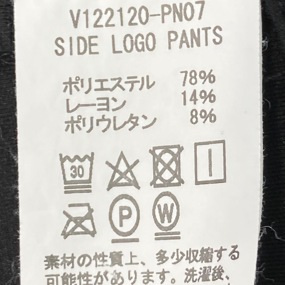 サイズ：S V12 ヴィトゥエルヴ  ストレッチパンツ サイドロゴ  ブラック系 [240101500015] ゴルフウェア メンズ ストスト サイズ：S V12 ヴィトゥエルヴ ストレッチパンツ サイドロゴ
