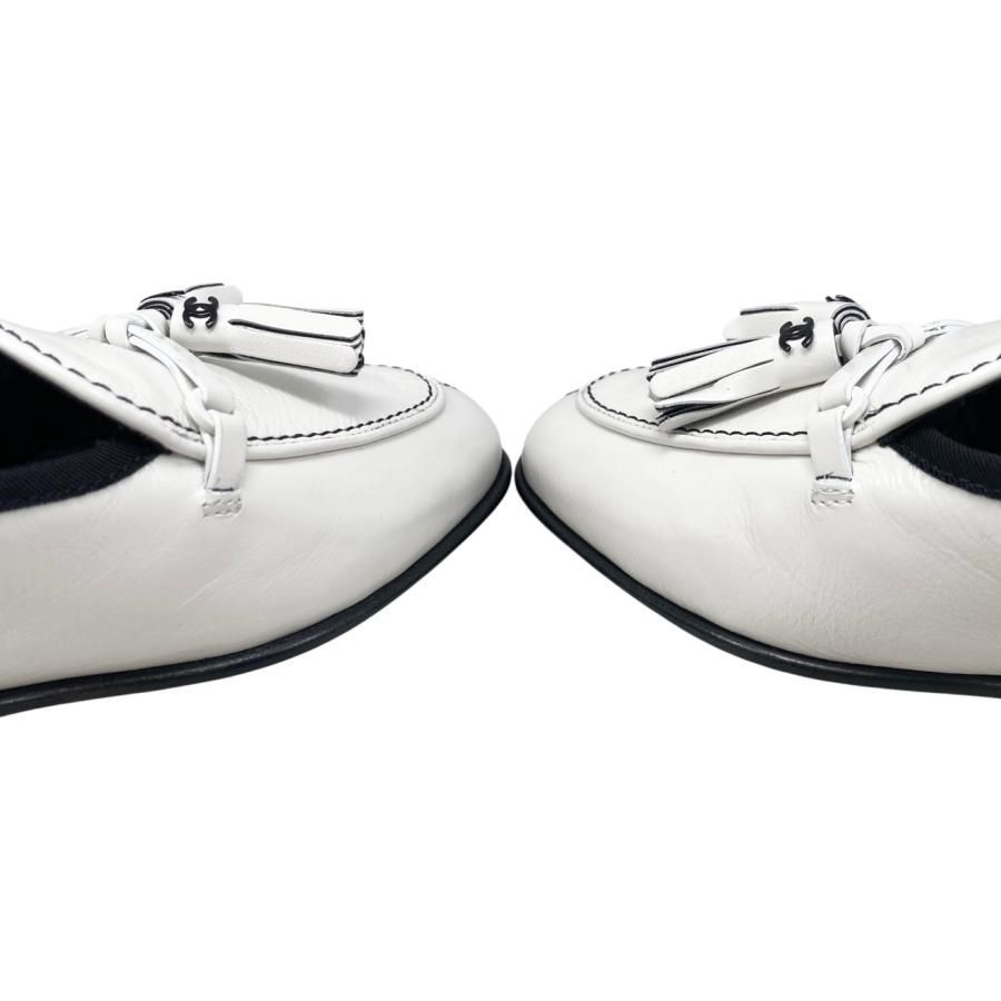 CHANEL ローファー モカシン カジュアル【CHANEL】モカシンローファー G45720 B16780 NY387