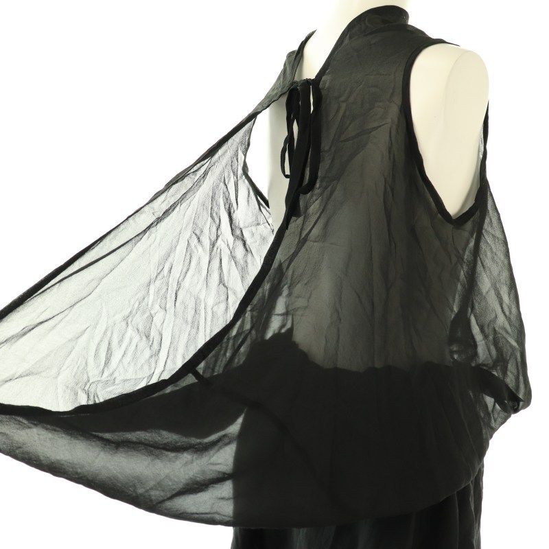 ANN DEMEULEMEESTER シースルーロングワンピース アンドゥムルメステール ANN DEMEULEMEESTER シースルーロング