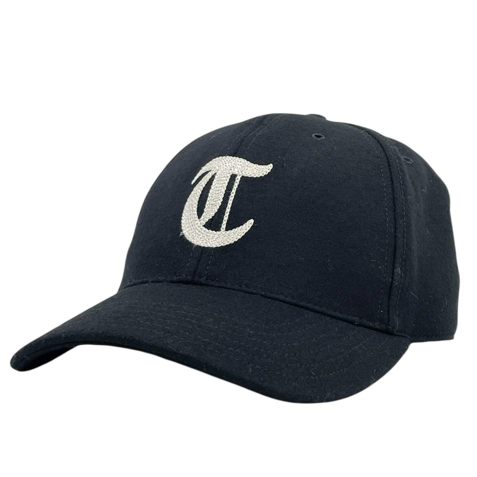 CELINE セリーヌ トルバドゥール ベースボールキャップ 帽子 AA01D250W.38NO ブラック サイズ L 尾張小牧店