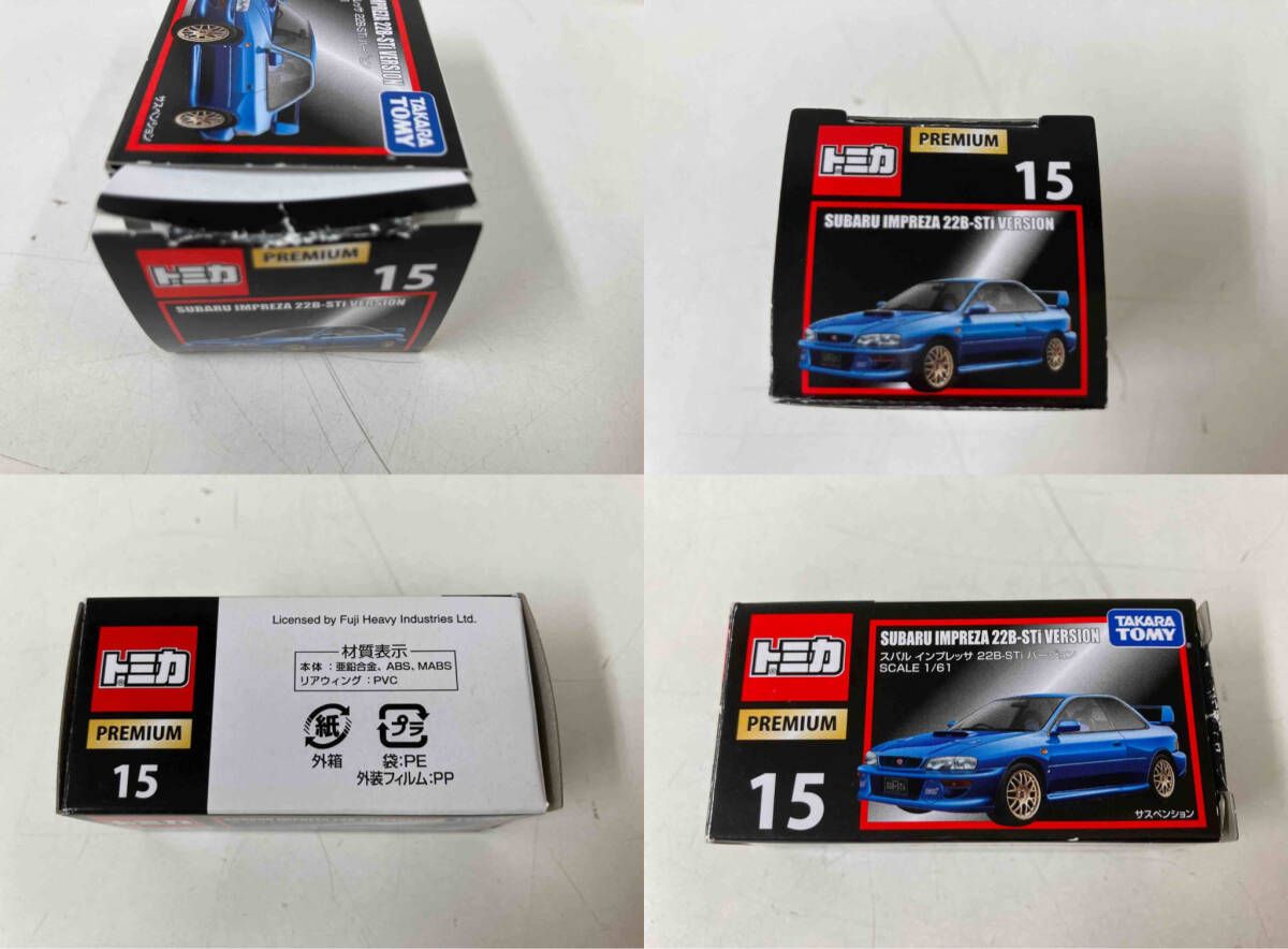 トミカ No.15 スバル インプレッサ 22B-STiバｰジョン トミカプレミアム