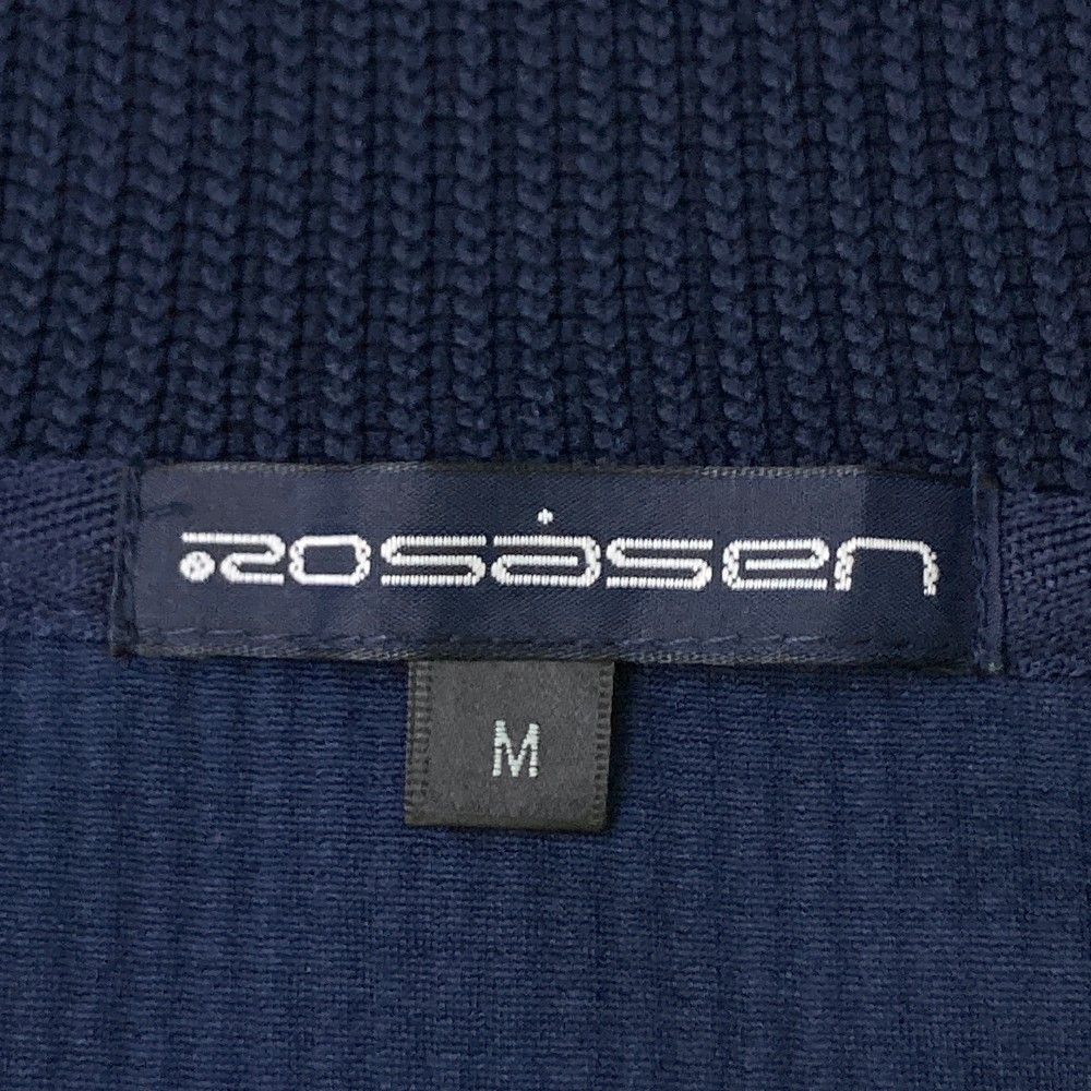 サイズ：M ROSASEN ロサーセン  ニット ジップパーカー  ネイビー系 [240101425852] ゴルフウェア レディース ストスト サイズ：M ROSASEN ロサーセン ニット ジップパーカー ネイビー