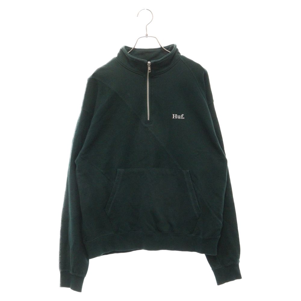 HUF CONVERSION ハーフジップ スウェット ブルー M 新品未使用 【公式 