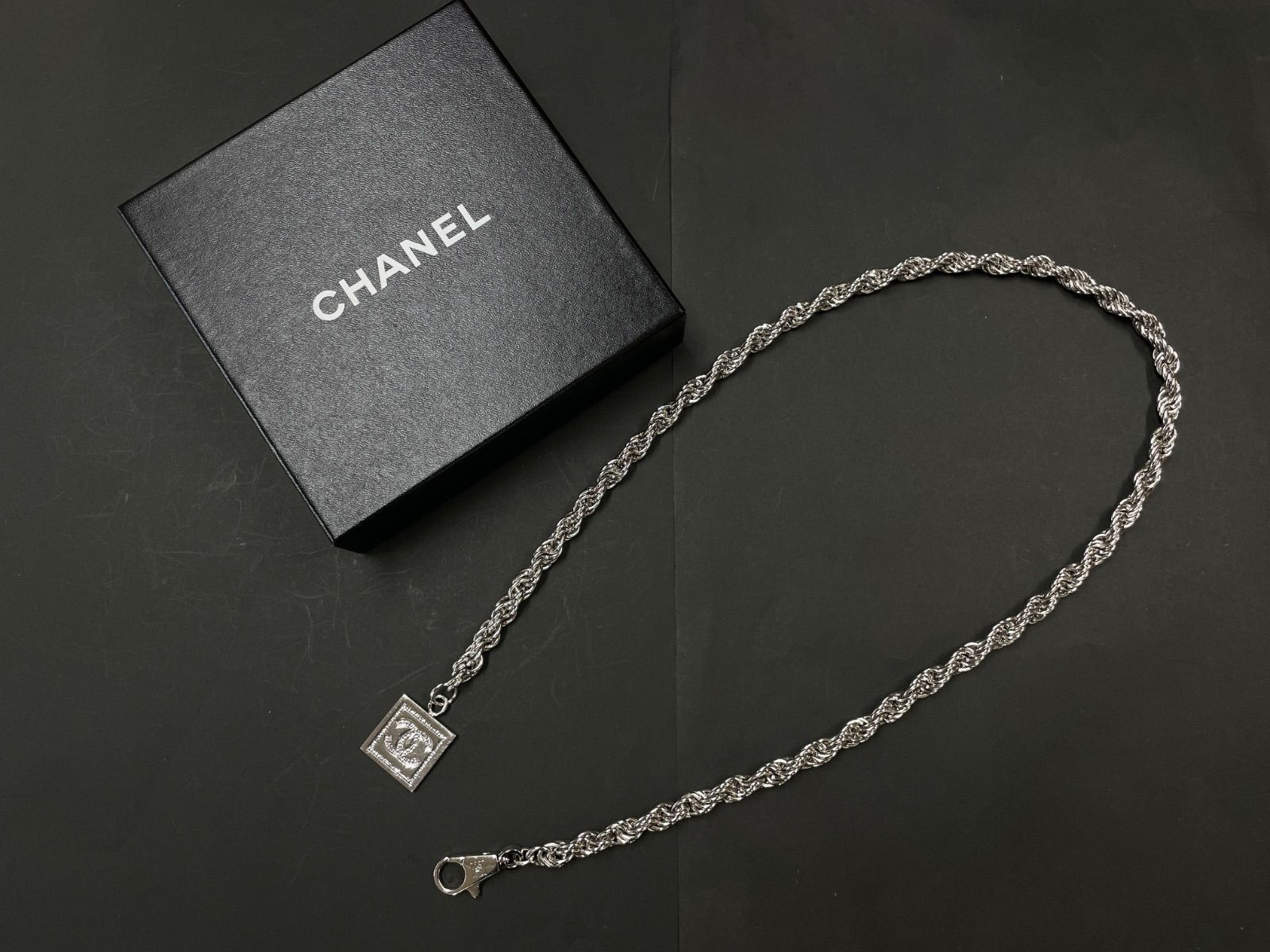 CHANEL チェーンベルト 05 A 刻印 シルバー 84cm フランス製