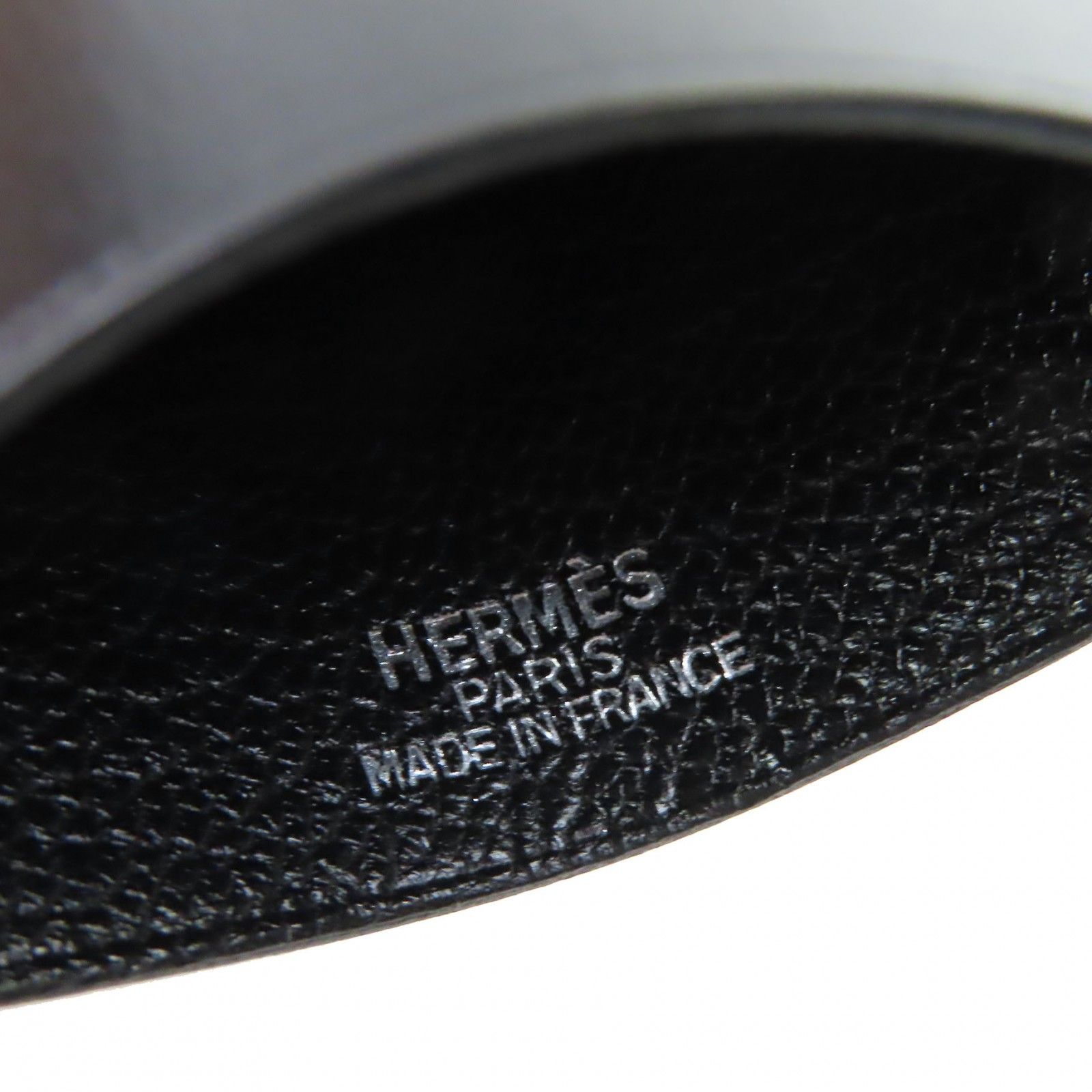 極美品△HERMES エルメス マルジェラ期 クロシェット レザー